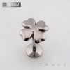 3D CLOVER THREADLESS PUSH IN ASTM F136 IMPLANT GRADE TITANIUM LABRET SET